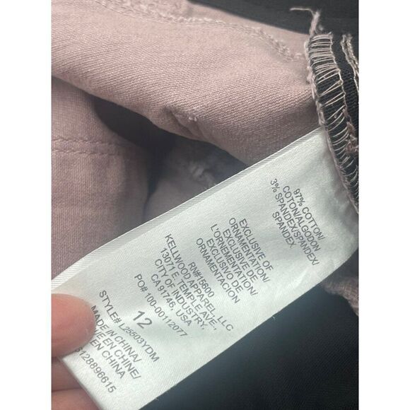 Witt & Wisdom 'ab'solution Frayed High Waist Ankle Flare Jeans In Smokey Twiligh - Picture 7 of 16